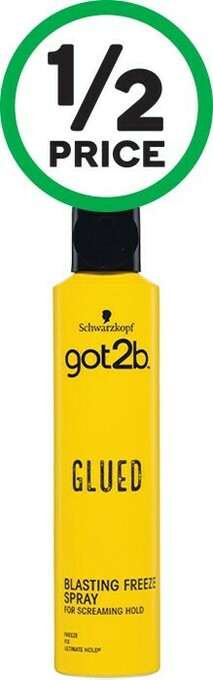Woolworths Schwarzkopf Got2b Glued Hairspray 300ml offer