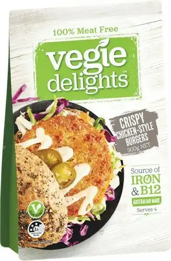 Woolworths Vegie Delights 280-300g offer