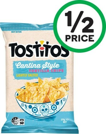 Woolworths Tostitos Tortilla Chips 175g offer