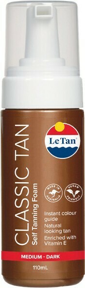 Le Tan Deep Bronze Self Tan Foaming Mousse 110ml