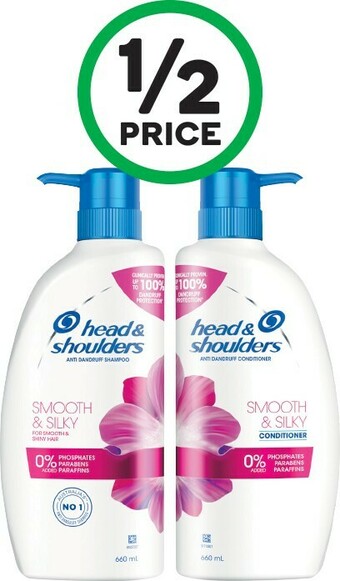 Woolworths Head & Shoulders Shampoo or Conditioner 660ml offer