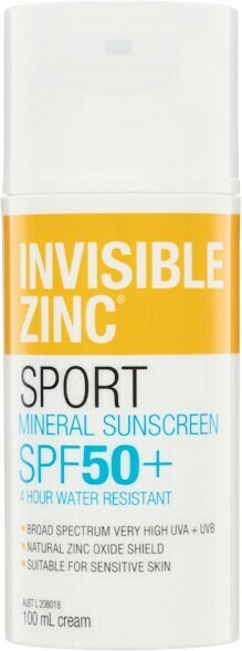 Woolworths Invisible Zinc Waterproof Sunscreen SPF50+ 100ml~ offer