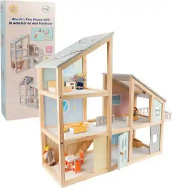 Woolworths Wooden Play House Set – Includes 18 Accessories offer