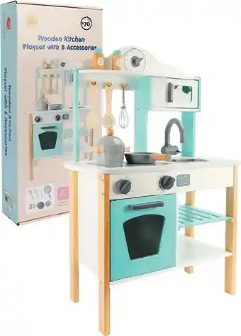 Woolworths Wooden Kitchen Playset – Includes 8 Accessories offer
