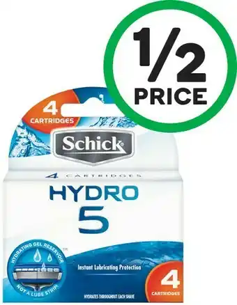 Schick Hydro 5 Razor Refill Pk 4