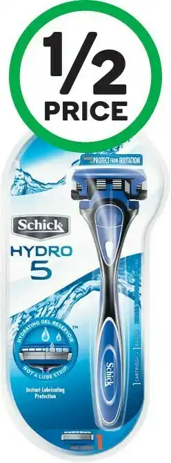 Woolworths Schick Hydro Razor 5 Kit Pk 1 offer