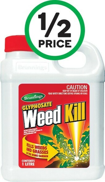 Woolworths Brunnings Weed Kill Concentrate 1 Litre offer