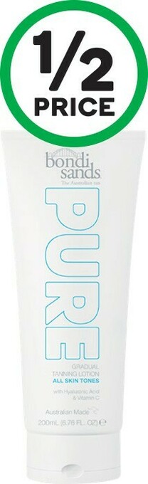 Woolworths Bondi Sands Pure Gradual Tanning Lotion 200ml offer