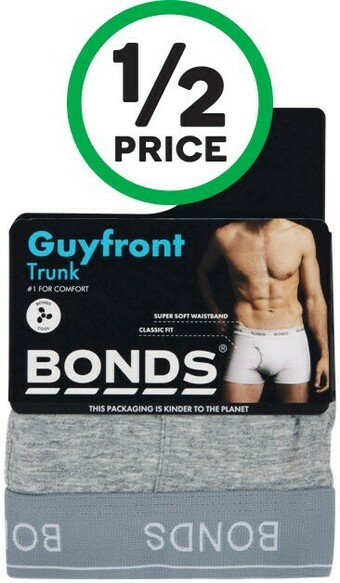 Woolworths Bonds Mens Guyfront Trunk offer