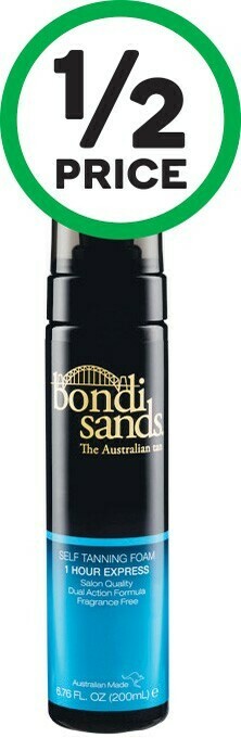 Woolworths Bondi Sands Self Tanning Foam 1 Hour Express 200ml offer