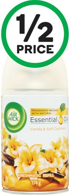 Woolworths Air Wick Essential Oils Freshmatic Refill 174g offer
