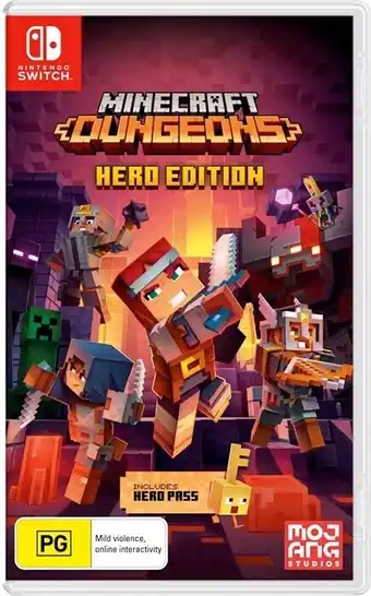 BIG W Nintendo Switch Minecraft Dungeons: Hero Editon offer