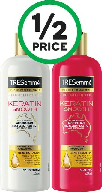 Woolworths TRESemme Shampoo or Conditioner 675ml offer