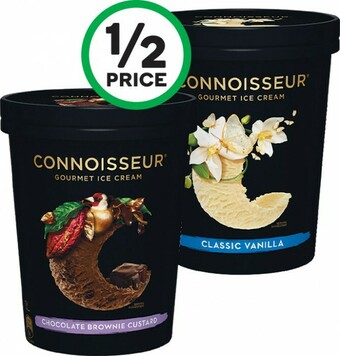 Woolworths Connoisseur Ice Cream 1 Litre – From the Freezer offer