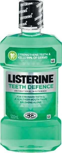 Woolworths Listerine Teeth Defence Mouthwash 500ml offer