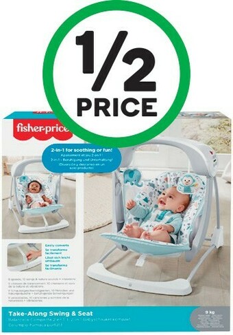 Woolworths Fisher-Price Take-Along Swing & Seat offer