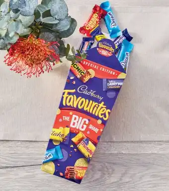 Coles Cadbury Favourites 820g offer
