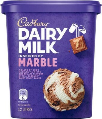 Coles Cadbury Tub 1.2 Litre offer