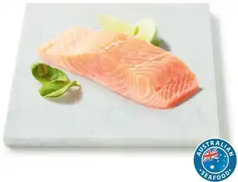 Coles Fresh Tasmanian Salmon Skin Off Portions offer