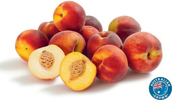 Coles Australian White or Yellow Peaches offer