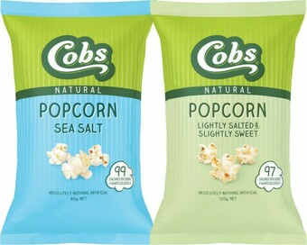 Coles Cobs Popcorn 80g-120g offer
