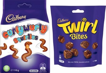 Coles Cadbury or Europe Bitesize 110g-135g offer