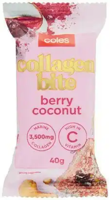 Coles Collagen Bites 40g