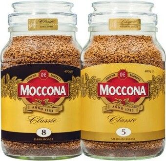 Coles Moccona Freeze Dried Instant Coffee 400g offer