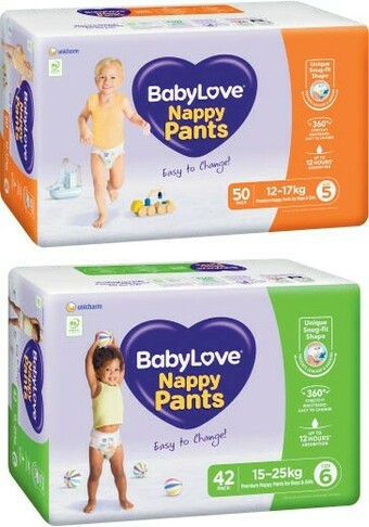 BabyLove Jumbo Nappy Pants 42 Pack-56 Pack