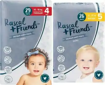 Coles Rascal + Friends Nappy Pants 24 Pack-29 Pack offer