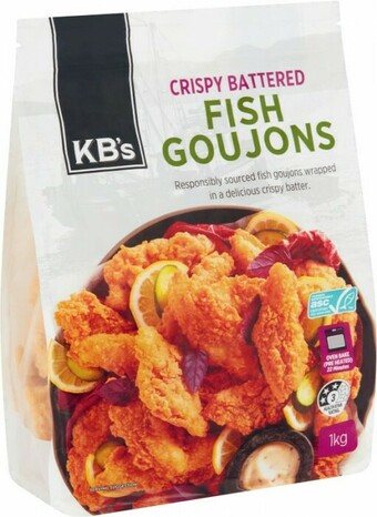 Coles KB’s Crispy Fish Goujons or Battered Bites 1kg offer