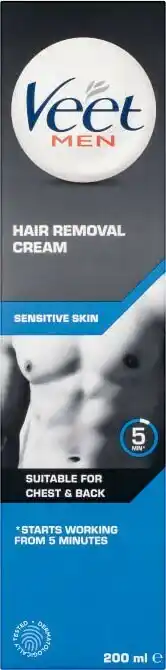 Coles Veet For Men Sensitive Hair Removal Cream 200mL offer