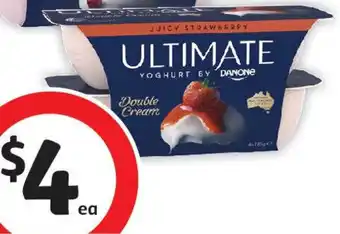 Coles Danone Ultimate Yoghurt offer