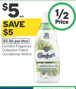 Woolworths Comfort Fragrance Collection Fabric Conditioner offer