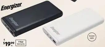 ALDI Energizer Powerbank 10,000mAh offer