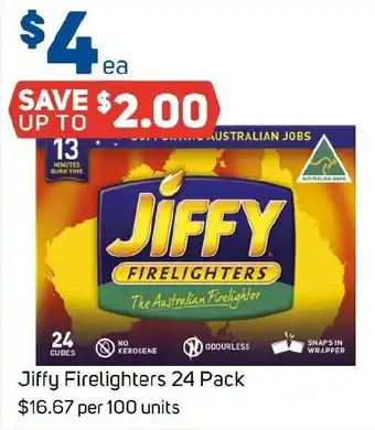 Foodland Jiffy Firelighters offer