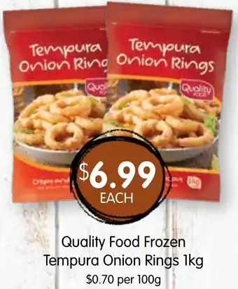 Spudshed Quality Food Frozen Tempura Onion Rings offer