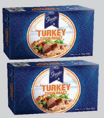 Drakes Steggles frozen turkey thigh roast 1kg offer