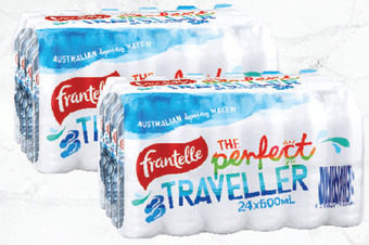 Drakes Frantelle spring water 24x600ml offer