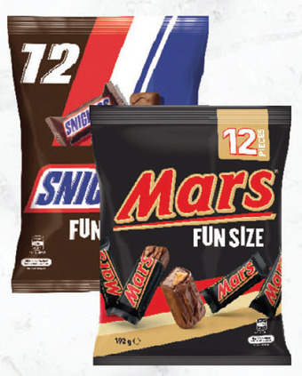 Mars fun size 132g - 216g