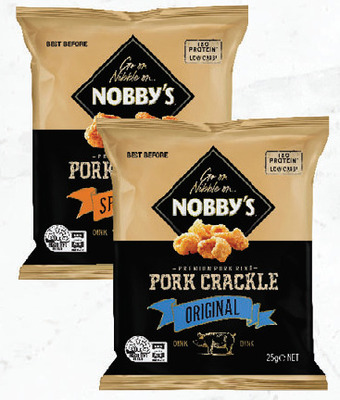 Drakes Nobby's pork crackle 25g offer