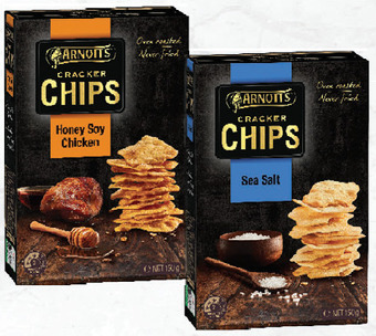 Drakes Arnott's cracker chips 150g offer