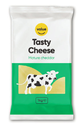 Drakes Value tasty block cheese 1kg offer