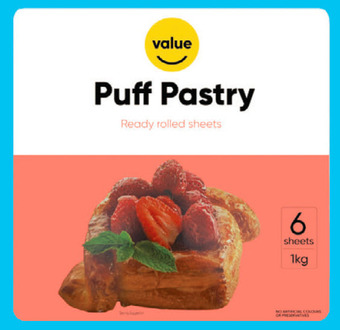 Drakes Value puff pastry 1kg offer