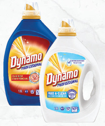 Drakes Dynamo professional laundry liquid 1.8lt offer