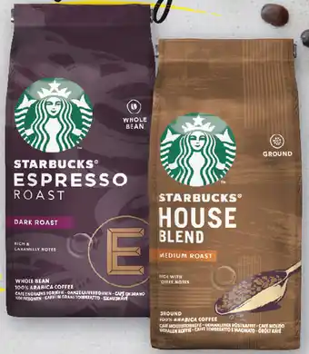 Starbucks coffee ground or beans 200g