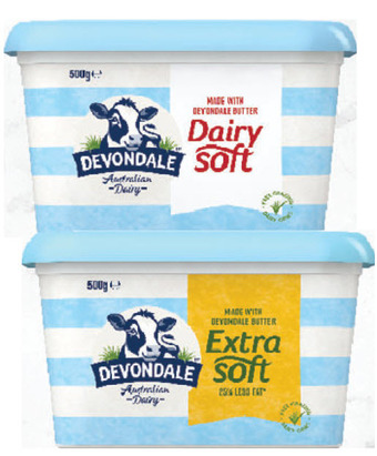 Devondale spreadable 500g