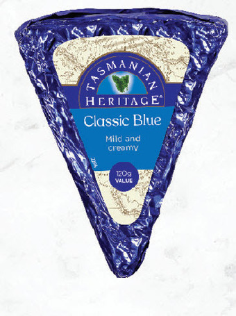 Drakes Tasmanian heritage classic blue wedge cheese 120g offer