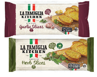 Drakes La famiglia garlic or herb bread slices 270g offer