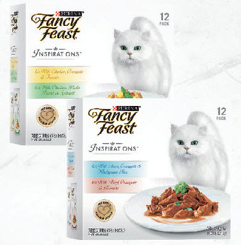 Drakes Purina fancy feast cat food 12x70g offer